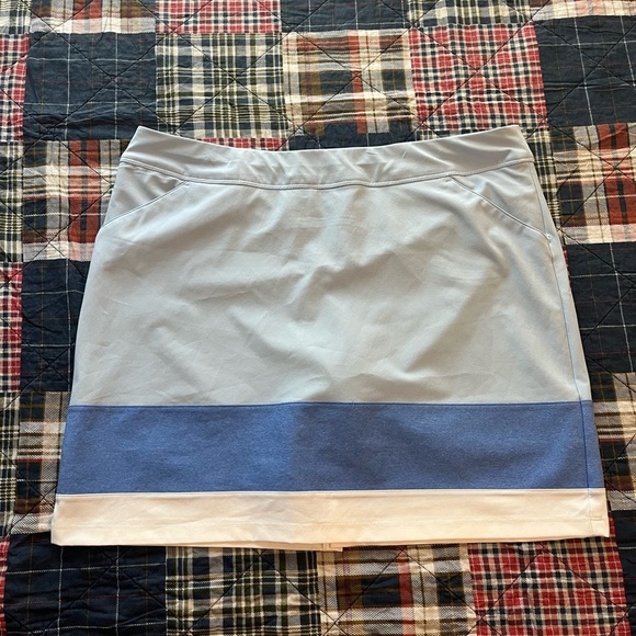 Adidas Blue and White Mini Skort - Picture 8 of 11
